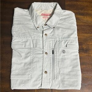 Coleman Men's Light Gray Shirt Jacket